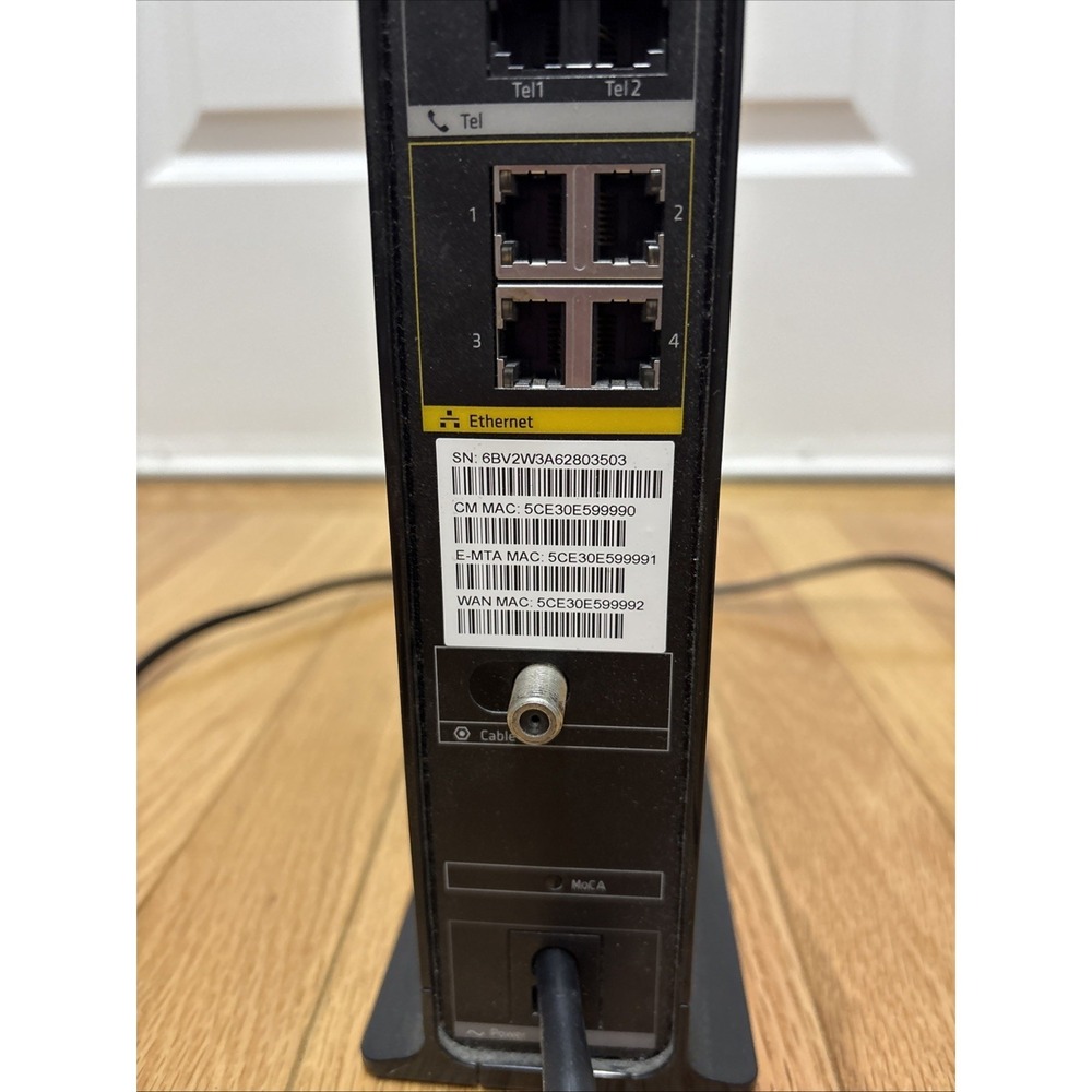 Xfinity Arris TG1682G Dual‎ Band Wireless Cable Modem Router w/ Power Cord - Picture 4 of 5